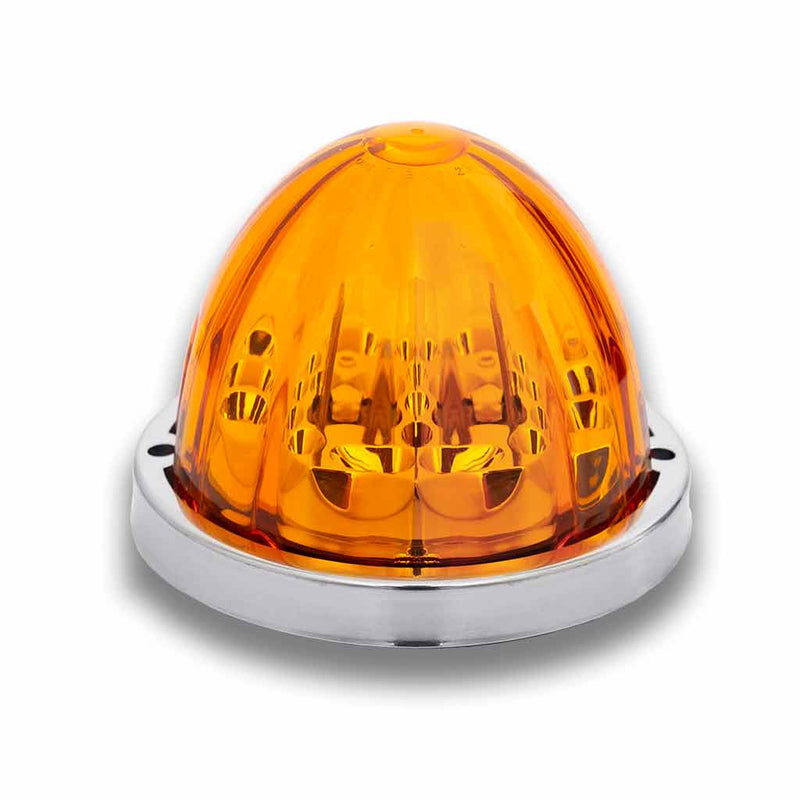 TRUX Amber Star Burst Clearance and Marker Watermelon Light 19 Diodes TLED-WTA