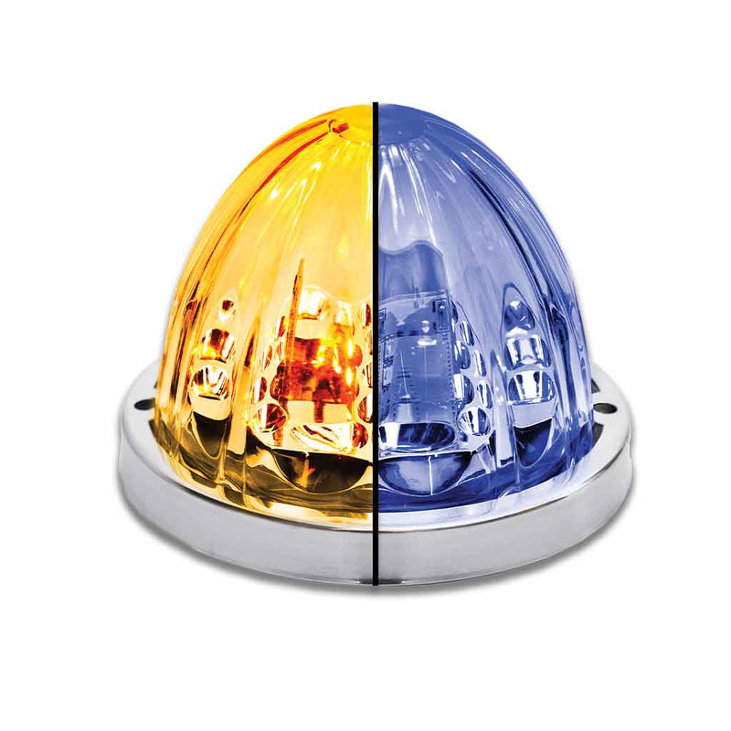 TRUX Star Burst Series Clearance and Marker Watermelon Light Amber/Blue Dual Revolution 19 Diodes TLED-WTAB