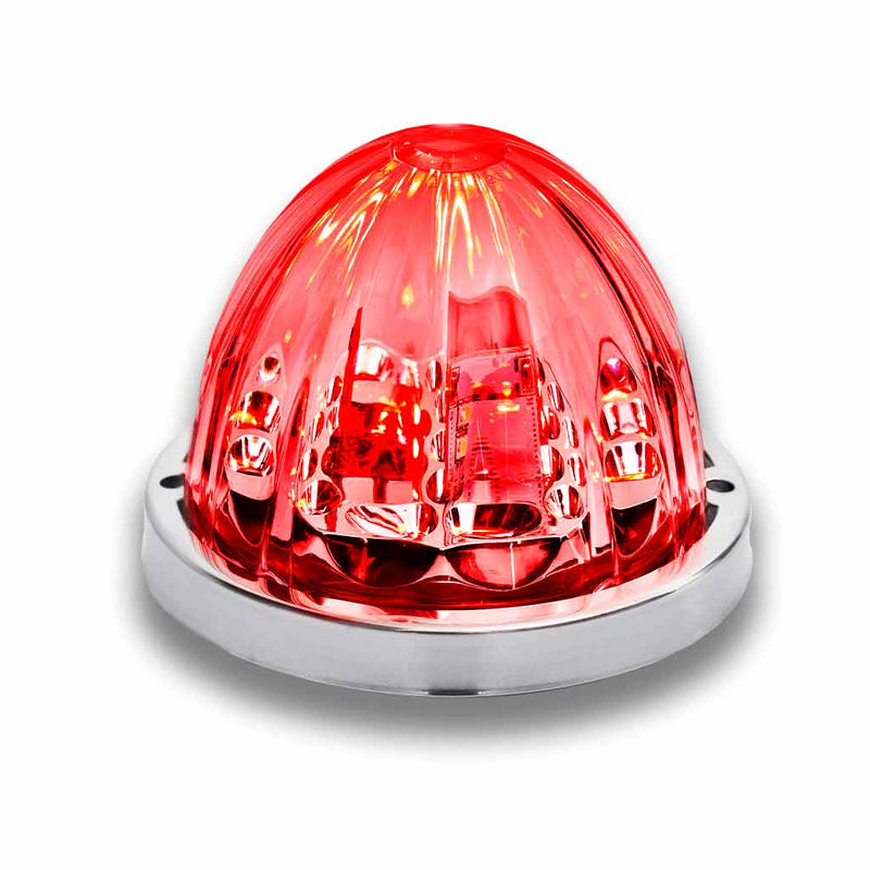 Trux Accessories TRUX Star Burst Series Watermelon Light - Red/Green Dual Revolution - 19 Diodes - TLED-WTRG