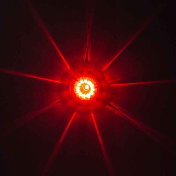 Trux Accessories TRUX Star Burst Stop/Turn/Tail Red to White Watermelon Light - 19 Diodes - TLED-WTRW