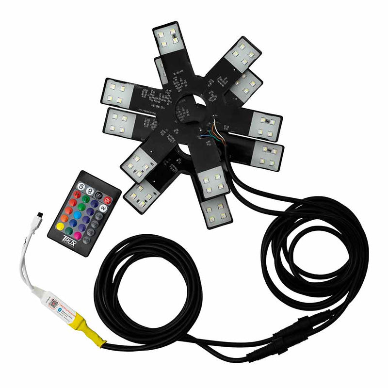 Trux Accessories TRUX 8" Multi-Color Breather Light Kit (24 Diodes) - TLED-X1RGB