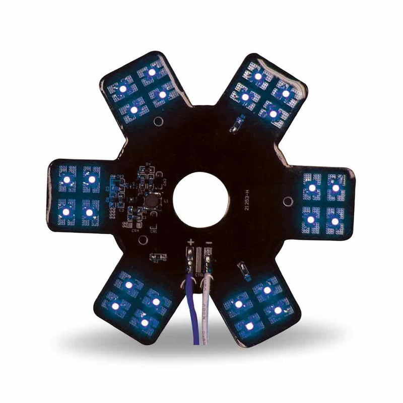 TRUX 5" Star Blue LED Breather Lights 24 Diodes- TLED-X3B