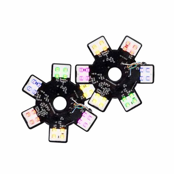 Trux Accessories TRUX 5" Multi-Color Breather Light Kit - (24 Diodes) - TLED-X3RGB