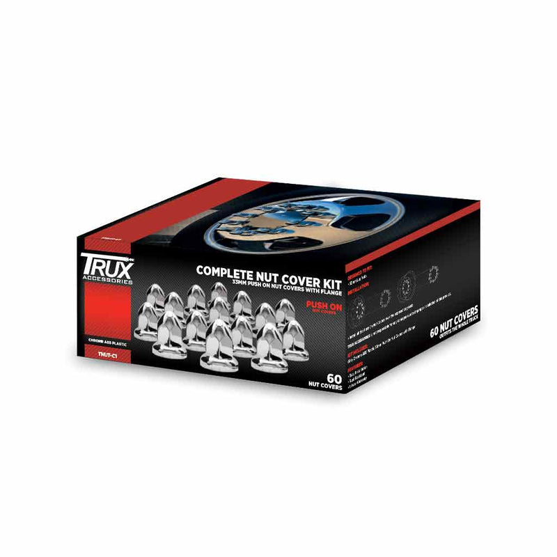 Lug Nut Cover 60PC 33MM Set