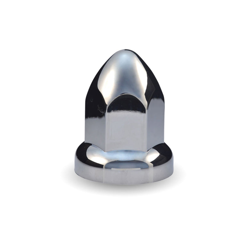 Trux Accessories Chrome Plastic 33MM Nut Cover with Flange, 2.5" Tall