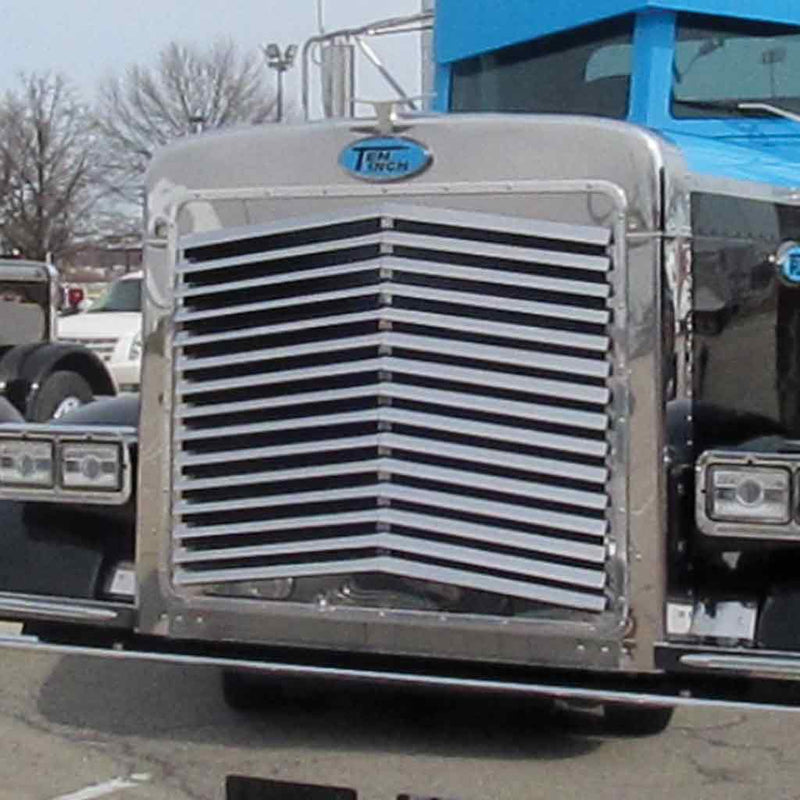 PB. 379/378/359 Long Hood Louvered Grille Bar Kit (All Years) – Angled | 15 Bars