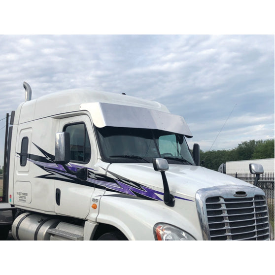 Trux Accessories 18" Freightliner Cascadia Blank Sunvisor (2008+)