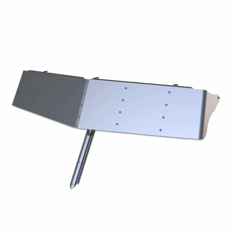 Ws. 15″ Mid Roof Sun Visor (All Years) – Cab Mounted Mirrors | Blank