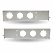30″ LED Mud Flap Hangers – 3 3/4″ Bolt Spacing | 6 X 4″ Holes | Stainless Steel
