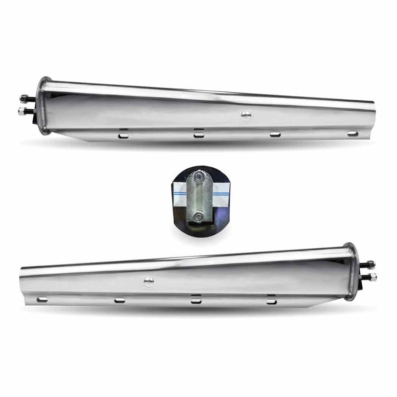Trux Accessories Stainless Steel 30" Mudflap Hanger 1 1/8" Bolt Spacing TU-9215