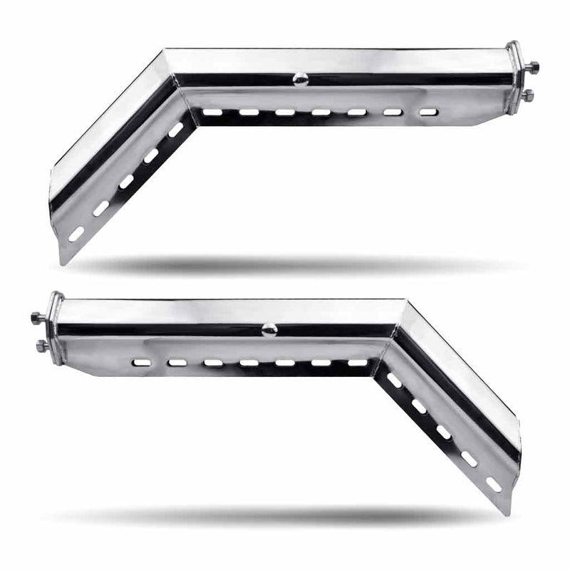 Trux Accessories 28 1/2" 45* Heavy Duty Mudflap Hanger with 2 1/2" Spacing Stainless Steel TU-9229