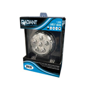 Trux Accessories Next Generation Universal White Round Work Light with 360° Side Diodes (13 Diodes) - 3000 Lumens