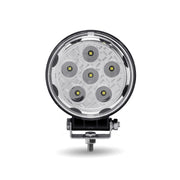Trux Accessories Next Generation Universal White Round Work Light with 360° Side Diodes (13 Diodes) - 3000 Lumens