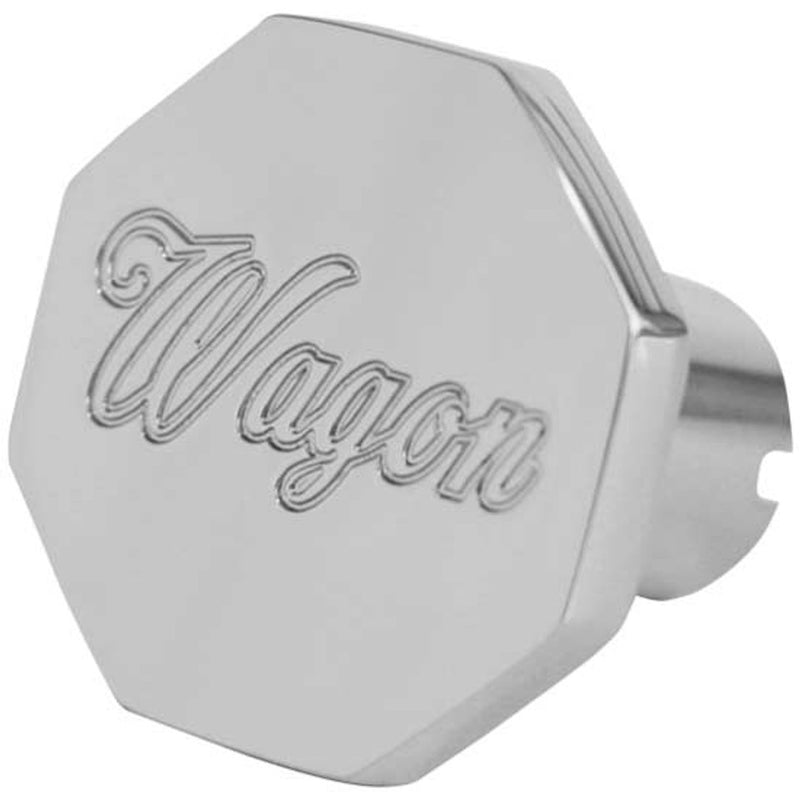 Custom Knobs Chrome Octagon Air Brake Knob - Mule