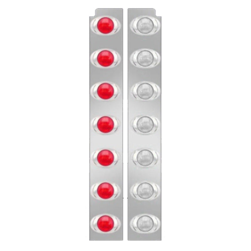 Phoenix Design Red/Clear Rear Air Cleaner Lights (7)