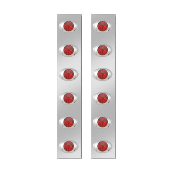 Phoenix Design Rear Breather Light Set - Red Lens