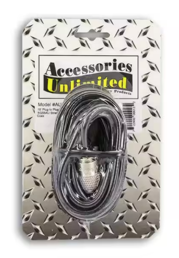 Fleet Pride 12' Coaxial Cable with Lug Connectors