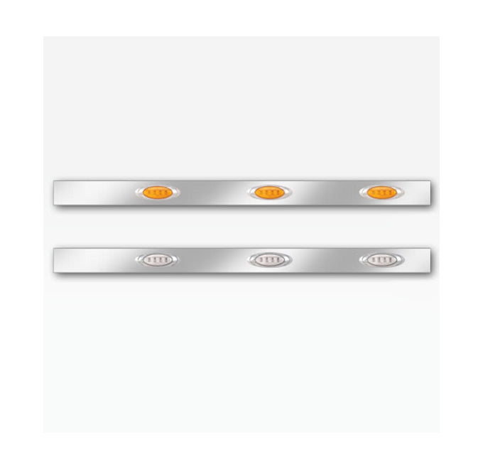 Kenworth W900B And W900L Day Cab Panels With 3 P1 LED Lights B992105