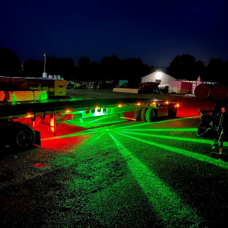 InfinityBEAM Dual Color Green to Red H11 Star Pattern Glass Watermelon Light BTP-ICRG
