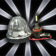 InfinityBEAM Single Color White H11 Star Pattern Glass Watermelon Light BTP-ICW