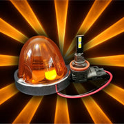 InfinityBEAM Single Color Amber H11 Star Pattern Glass Watermelon Light BTP-IAW