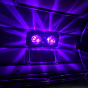 InfinityBEAM Dual Color Purple to White H11 Star Pattern Glass Watermelon Light BTP-ICWP