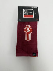 The Custom Rag Embroidered Truck Rag - Kenworth