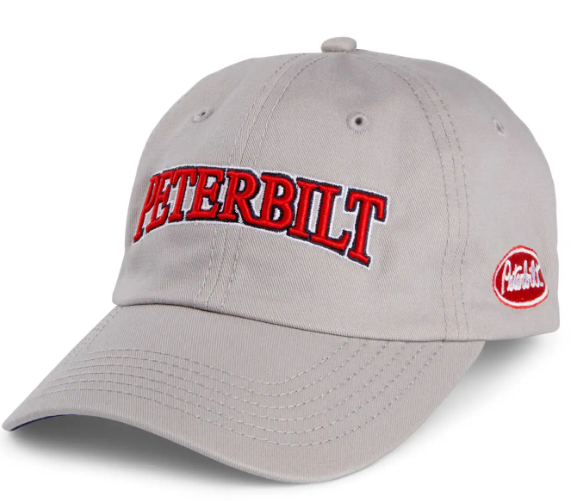 Paccar Unstructured Grey Dad Cap