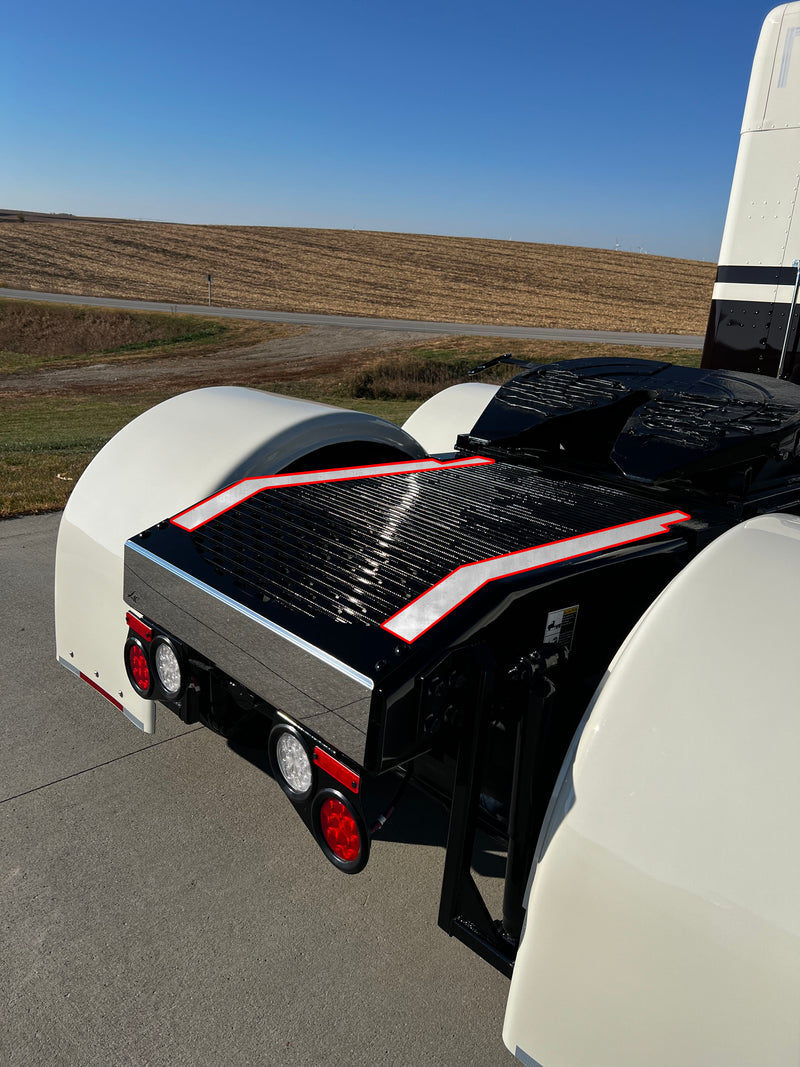 Iowa Customs In-Frame Merritt Dyna-Deck Rail Covers for Dove Tail Kit IC991179-14