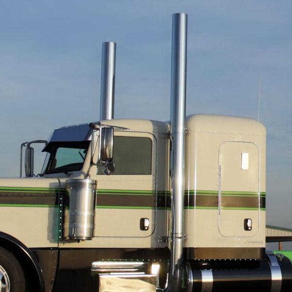 Fitzgerald Miter Cut Chrome Exhaust Kit