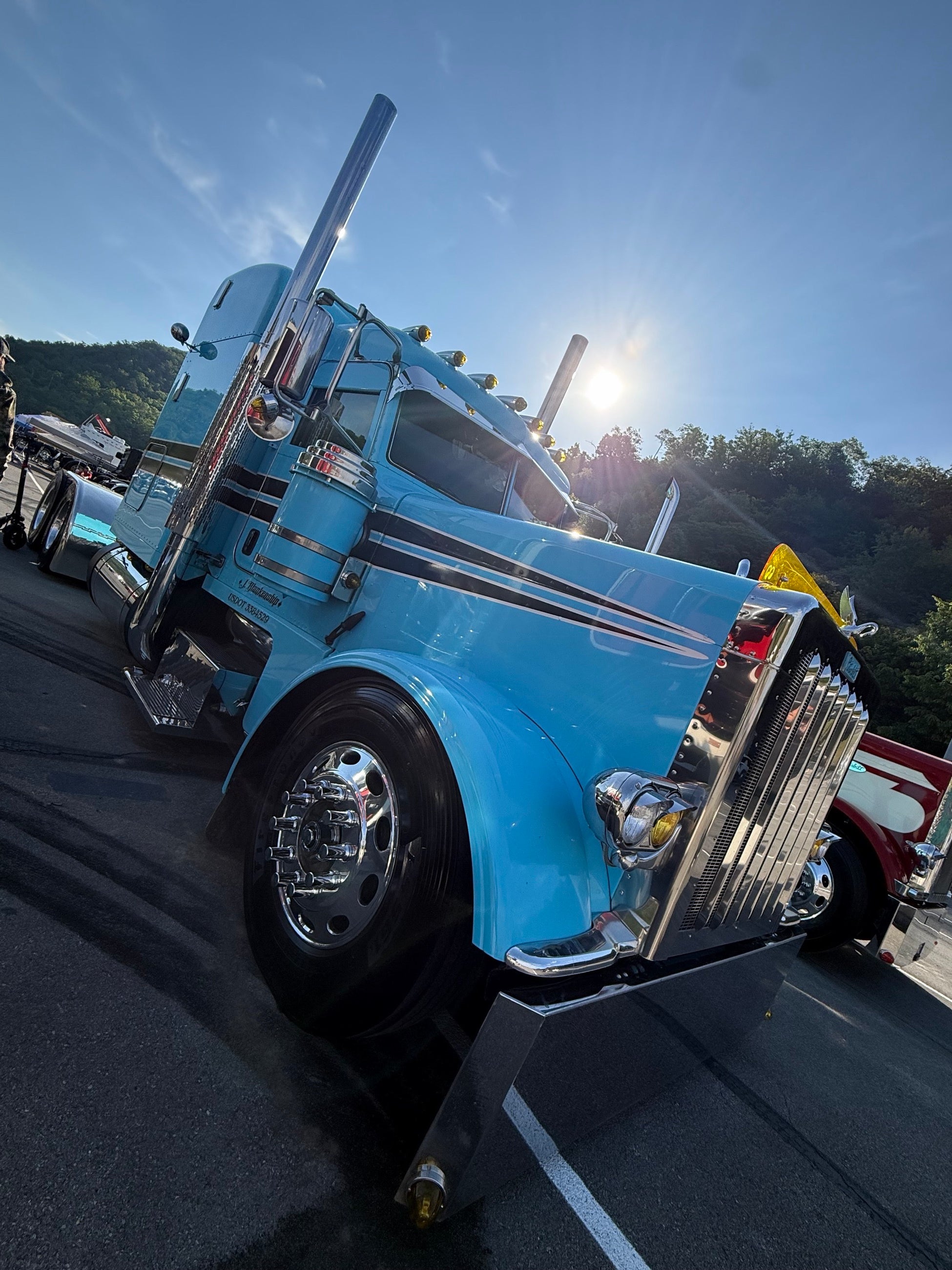 Fitzgerald Truck Parts — powder blue Peterbilt