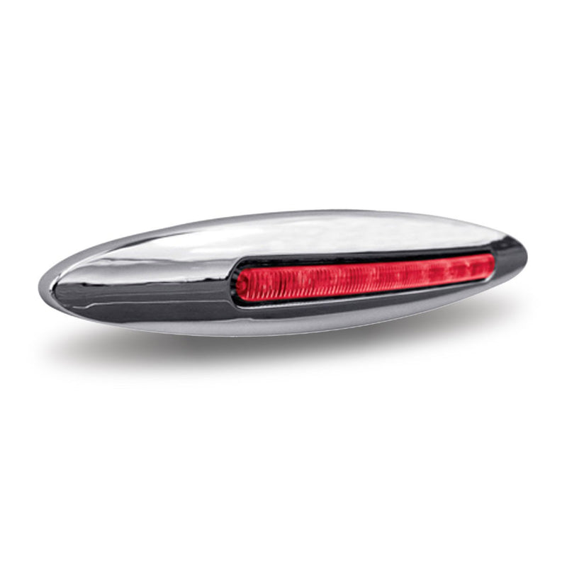 Trux Accessories 6" Slim Marker Dual Flatline Red/White LED (9 Diodes)