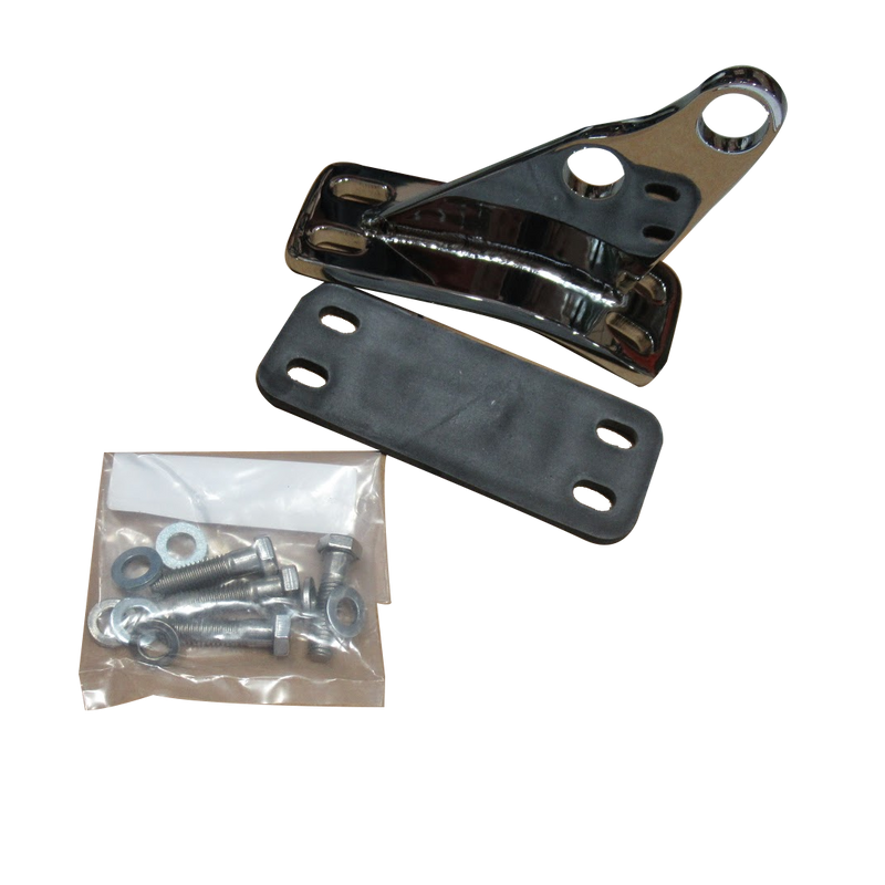 Lincoln Chrome Straight Cab Mount Bracket - Passenger Side