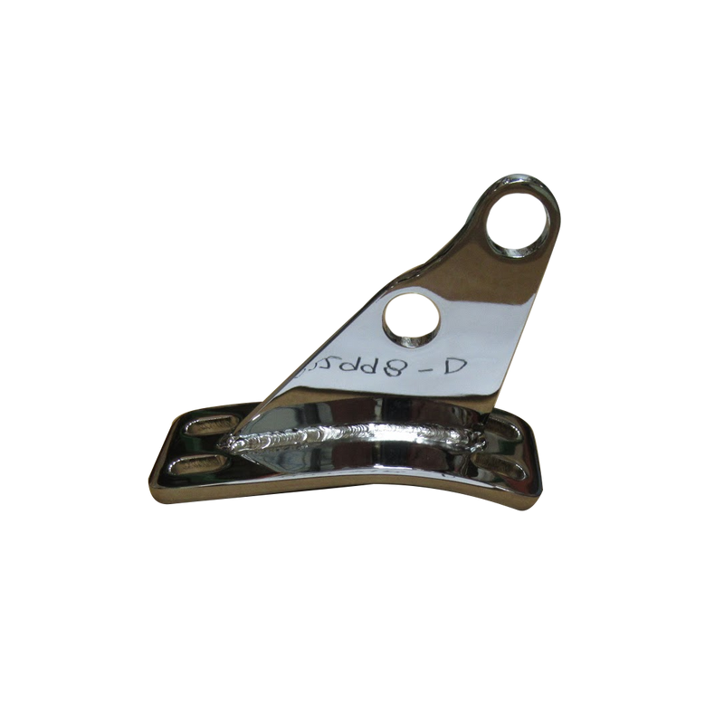 Lincoln Chrome Angled Cab Mount Bracket - Driver Side
