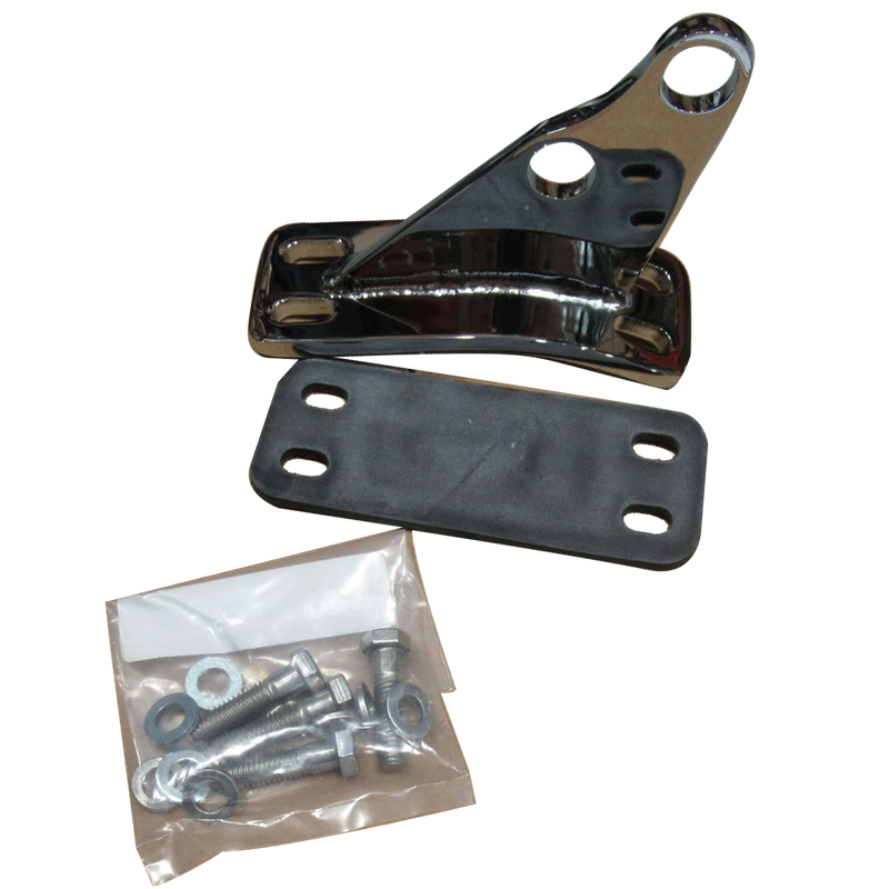 Lincoln Chrome Angled Cab Mount Brackets - Passenger Side