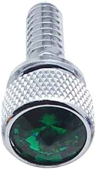 United Pacific 1/4"-20 Knurled Head Dash Screw for Peterbilt (14 Pack)