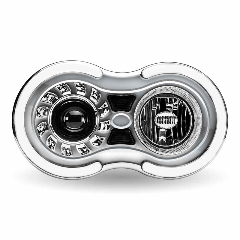 Trux Accessories TRUX Retro Series LED Projector Headlight Assembly  (Driver Side) - TLED-H104