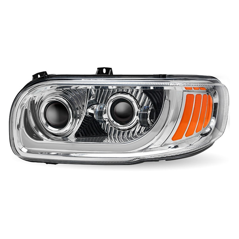 Trux Accessories TRUX LED Projector Chrome Headlight Assembly - Driver Side - TLED-H110