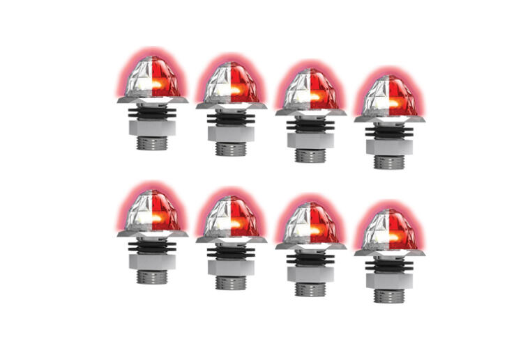 Roadworks Jewel Style Mini Watermelon Light (8 Pack)
