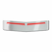 Trux Accessories Kenworth 13" Post-Mount Sunvisor with Louvered Spaces for Curved Glass (1987+)