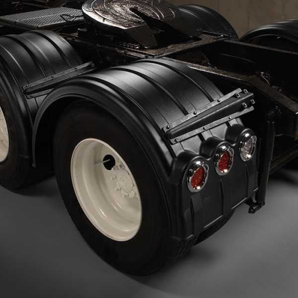 Single Black Minimizer 2480 Fender With Light Holes PM2481LB