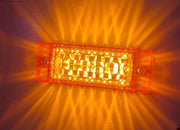 Rectangular Star Marker Light/Turn Signal (2" x 6")