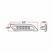 Trux Accessories Peterbilt Passenger Door Marker Light