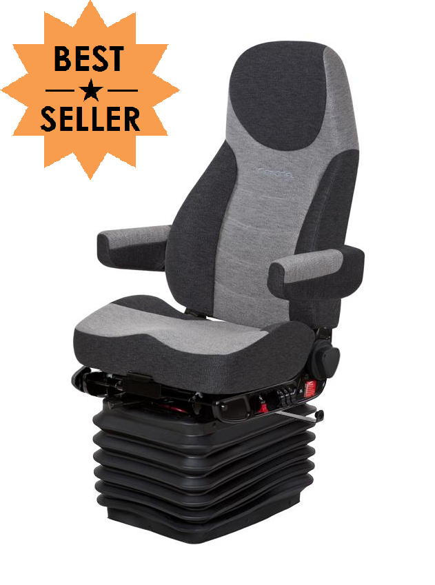 National Black & Grey Cloth Seat 51100.665CB