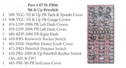 Lifetime Nut Covers Peterbilt 2006+ Dash Kit