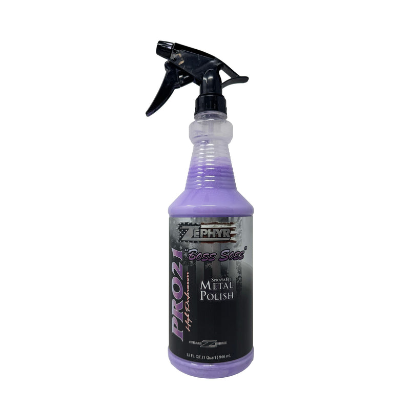 Zephyr Pro 21 "Boss Soss" Sprayable Metal Polish - 32 oz