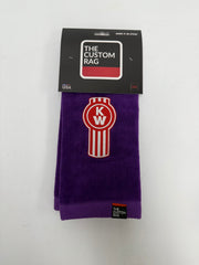 The Custom Rag Embroidered Truck Rag - Kenworth