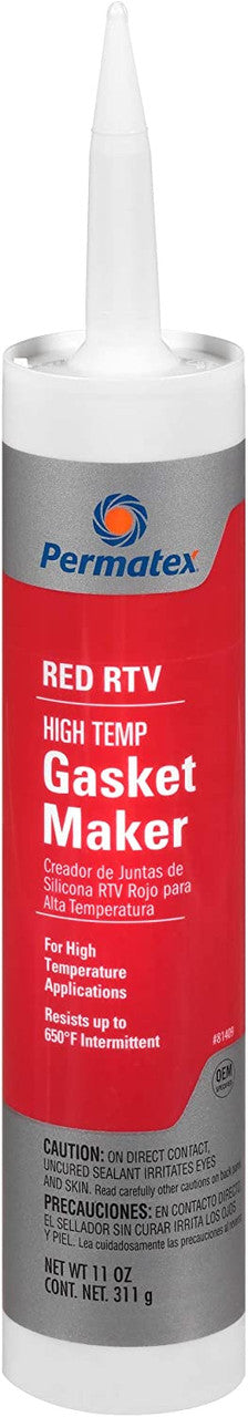 Permatex Sealant RTV Gasket Maker, Red