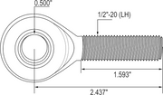Newstar Ball  Joint End, J21270-14