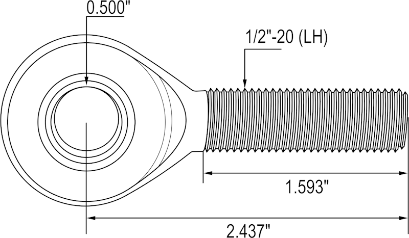 Newstar Ball  Joint End, J21270-14